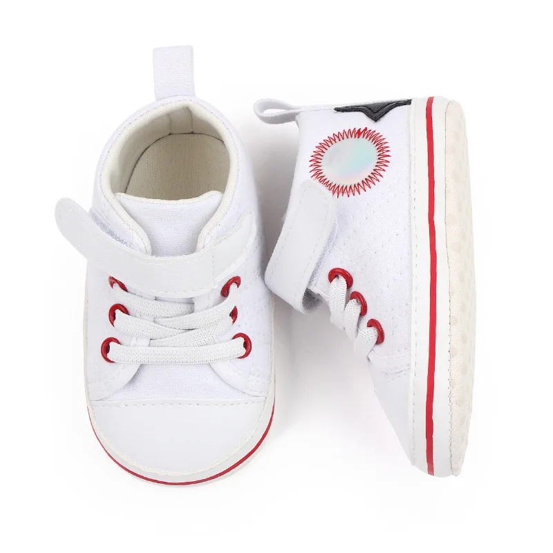 Детская кроватка с мягкой подошвой брендовая обувь для новорожденных девочек на