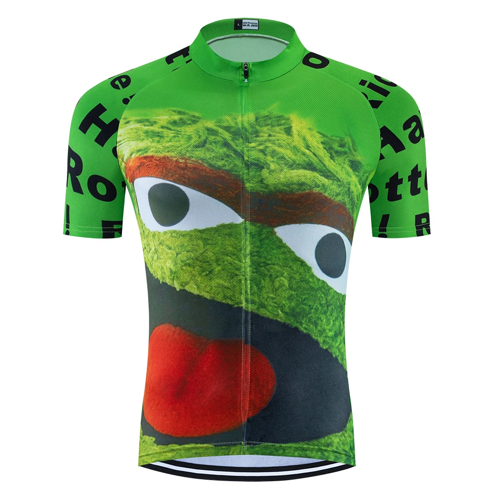 SISVIPCartoon забавные Велоспорт Джерси ropa ciclismo Для мужчин с коротким рукавом Велоспорт одежда maillot Открытый велосипед Джерси MTB