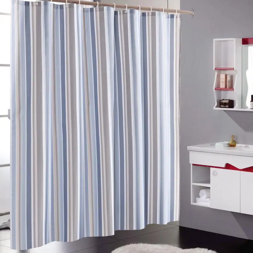 30 простых цветов занавеска для душа из полиэстера плесени Водонепроницаемая 180