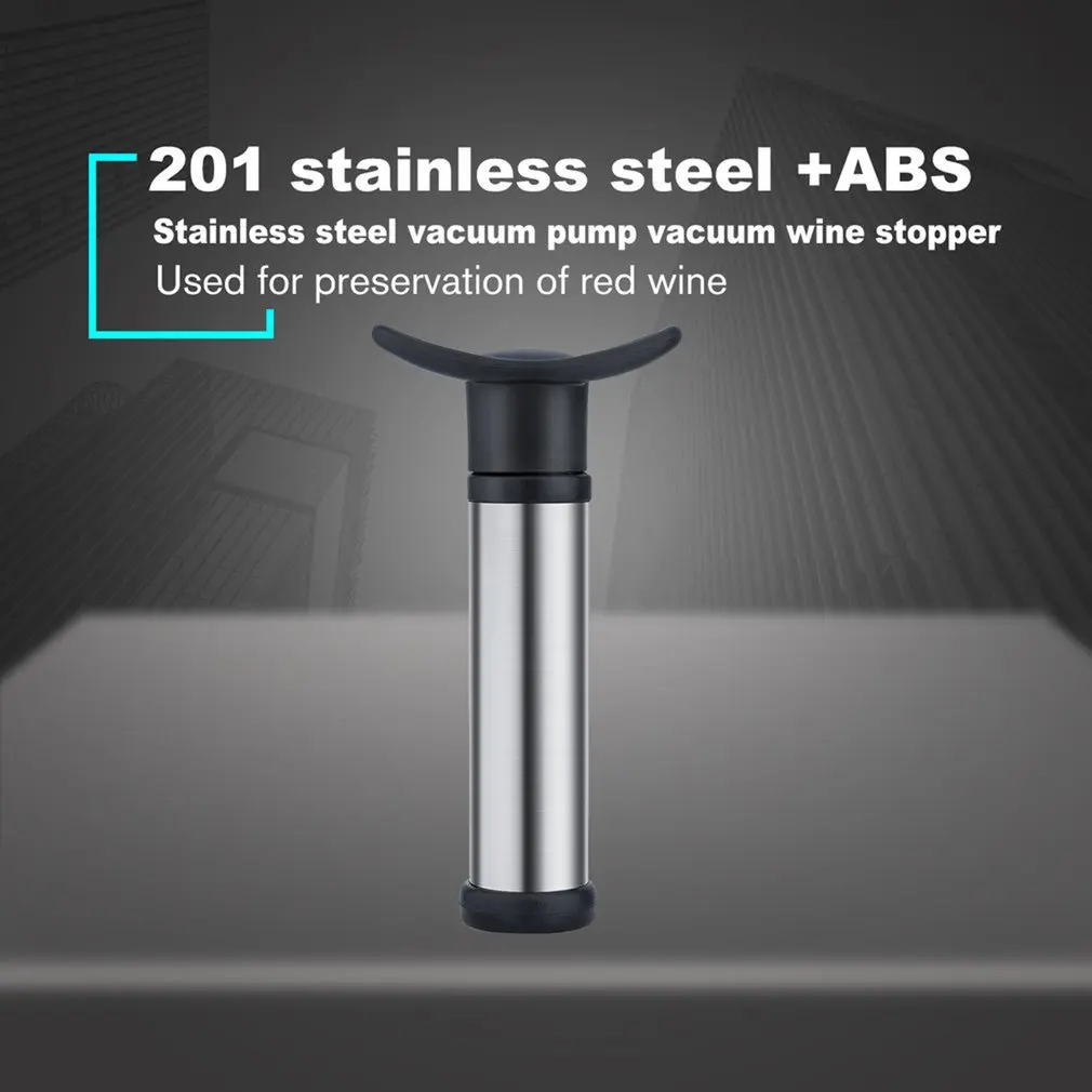 Набор для сохранения вина из нержавеющей стали винный насос стееле вакуумный