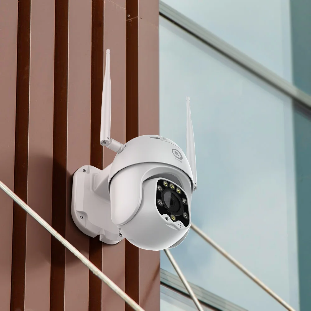 DIGOO DG-ZXC40 IP66 ИК полноцветная Ночное видение IP Камера 320 ° PTZ 5MP 1080P 8 светодиодный WI-FI
