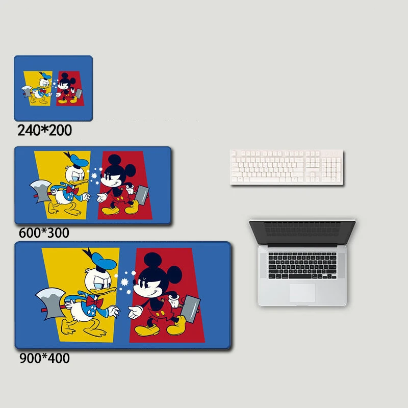 Игровой коврик для мыши с Диснеем Микки большой игровой компьютерный клавиатуры
