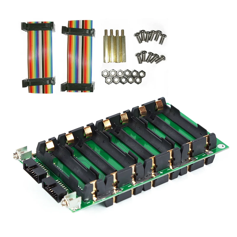 Блок батарей Power Wall 18650 48 В 13S BMS держатель литий ионных PCB DIY батарея для