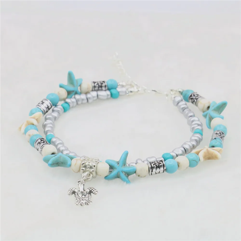 Браслет-цепочка с подвеской в виде черепахи 7 5 дюйма | Украшения и аксессуары