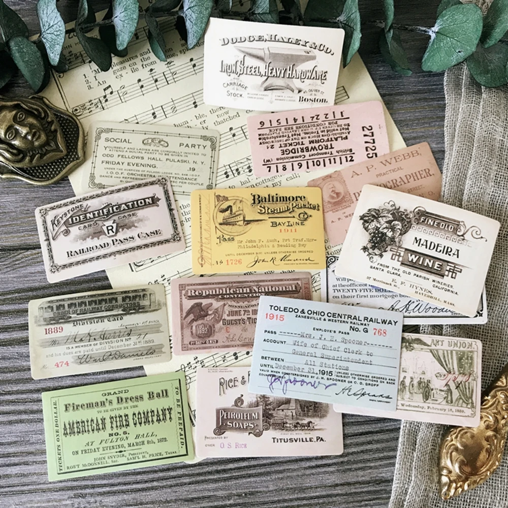 14 шт./упак. дневник винтажный ярлык наклейка набор для скрапбукинга альбом