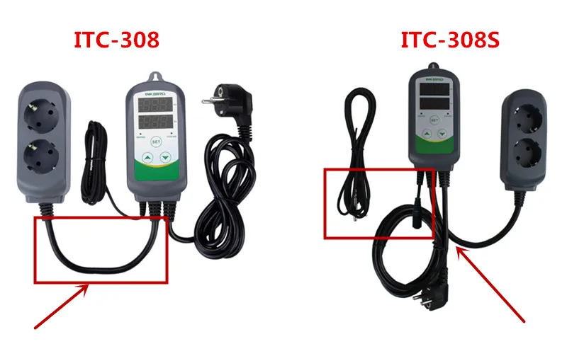 Inkbird ITC-308S цифровой контроль температуры Лер ЖК-дисплей термостат с нагревом/охлаждающий прибор управления для инкубатора