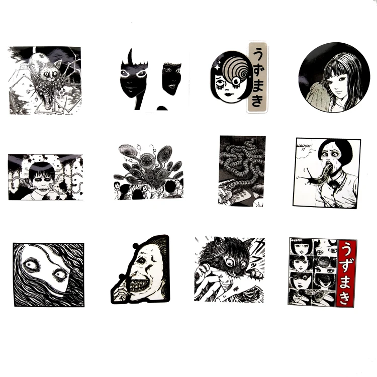 56 шт. ПВХ японский ужас аниме Tomie автомобильные водонепроницаемые наклейки для
