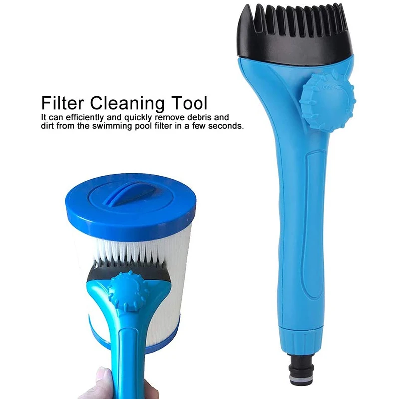

Mini Handheld Swimming Pool Filter Cleaner Clean Brush Swimming Pool Cleaning Accessories For Clean The Filter