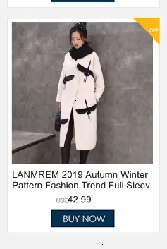 [LANMREM] Autumn And Winter New Products Fashion Retro Long Sleeve Loose Motorcycle Leather Jacket Female PA522