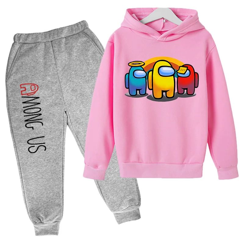 

autumn Boys Sweatshirt Hoodie Kids Clothes Christmas 2021 Costume Hoodies for Teen boy Girls 4-16Y Hoodies +Pants 2pcs Set