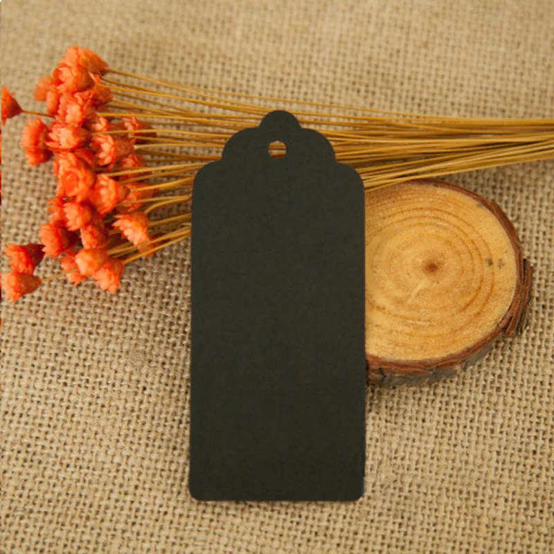 100 шт. подвески из крафт-бумаги в форме сердца 9 х4 см | Дом и сад