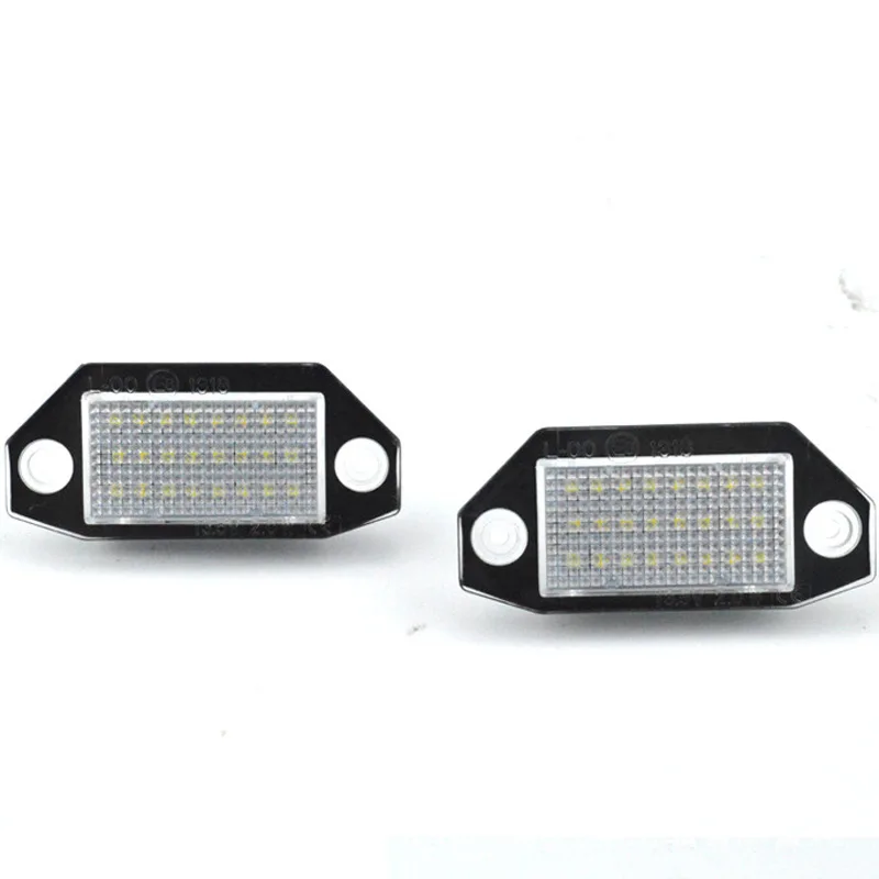 

1 пара, светодиодная лампа для номерного знака Ford Mondeo Mkiii44/5D, мощность 1,44 Вт, напряжение 12 В, цветовая температура 6500K