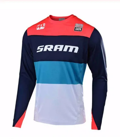 Слоновая кость pro team moto jersey DH BMX Горные spexcel moto cross racing mtb мотоциклетная футболка с длинным рукавом Горячая мото Джерси - Цвет: Слоновая кость