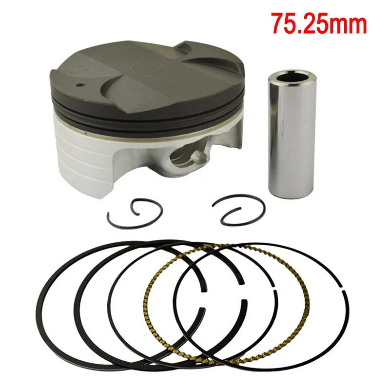 1 Set 75.25mm Детали двигателя мотоцикла STD~+ 50 размер цилиндра 75 мм~ 75,5 мм комплект поршневых колец для HONDA CBR1000 CBR1000RR 2004 2005 2006 2007 - Цвет: 1 Set 75.25mm