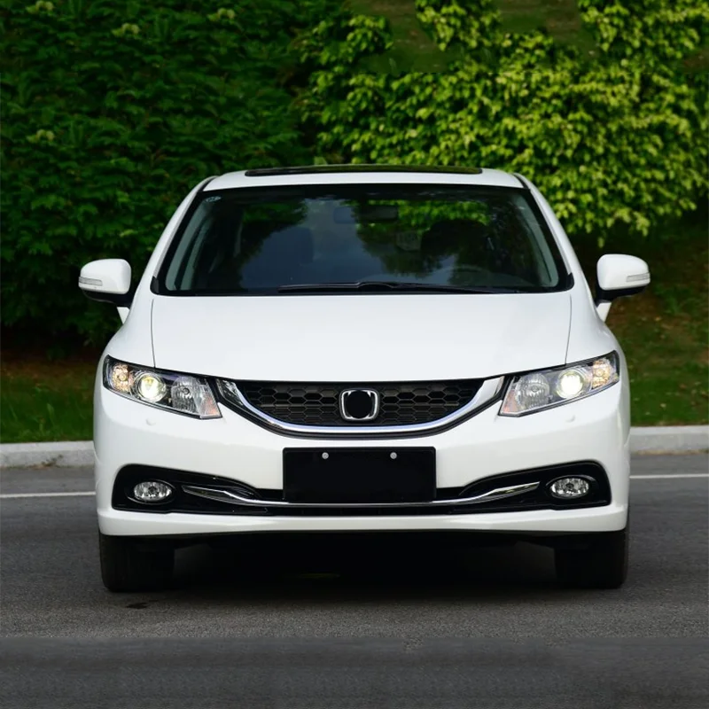 Для Honda Civic SI 2014 2015 ABS Серебристые хромированные капоты решетка вентиляционное
