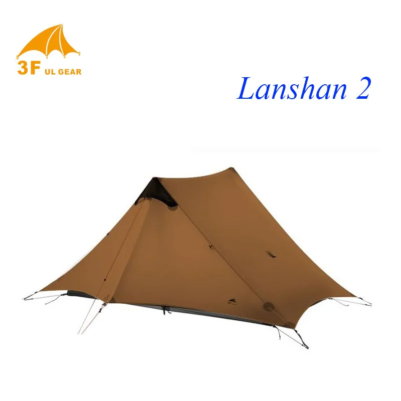 LanShan 2 3F Ультралегкая кемпинговая палатка на человек 3 сезона/4 сезона 15D