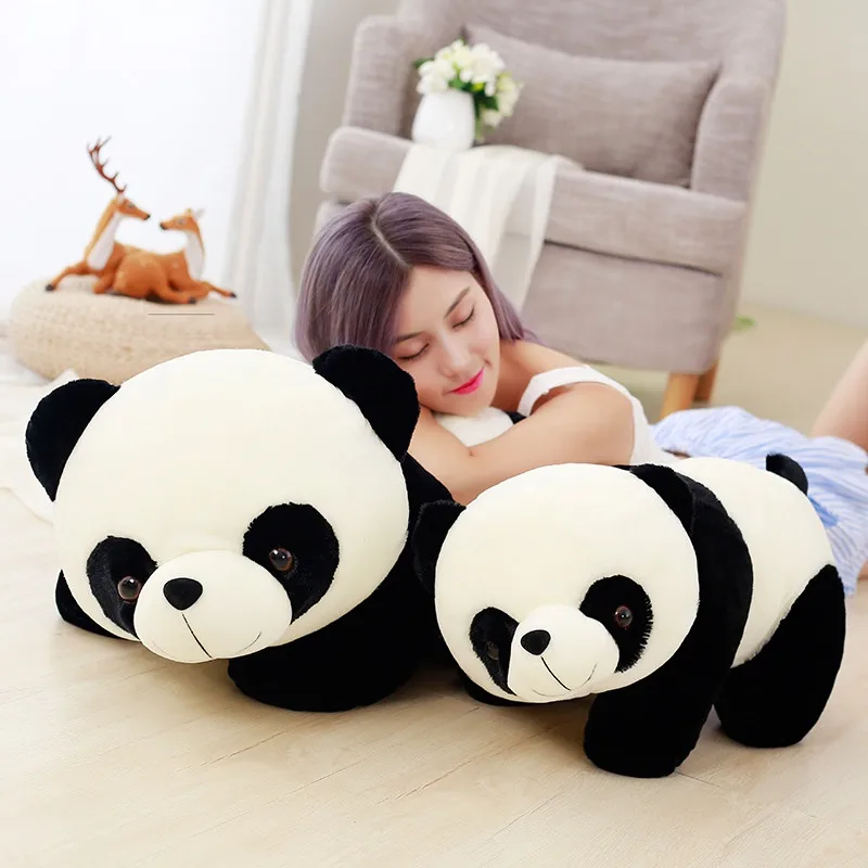 1pc Cute Baby Big Giant Panda Bear Plush Stuffed Animal Doll Animals Toy Pillow Cartoon Kawaii Plushies Dolls Girls Lover Gifts images - 6