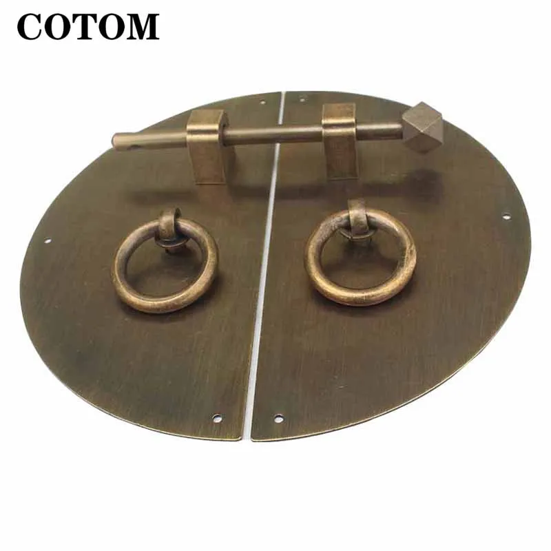 1 комплект латунные классические ручки и для шкафа бронзовая круглая лицевая