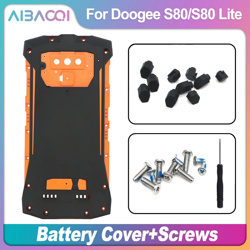 Новый оригинальный чехол для батареи Doogee S80 защитный аккумулятора + задняя крышка