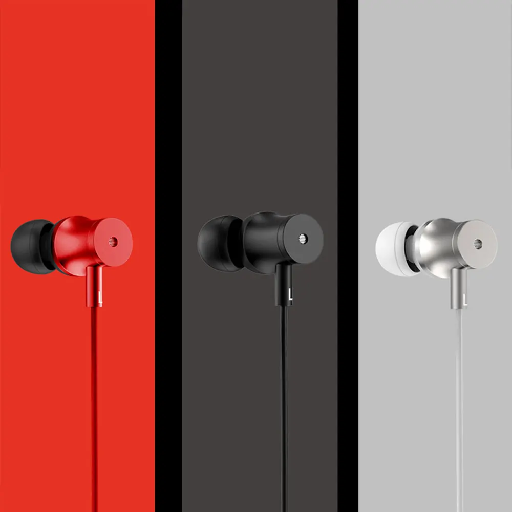 FLOVEME 4D стерео наушники-вкладыши для телефона Металлическая Проводная Спортивная