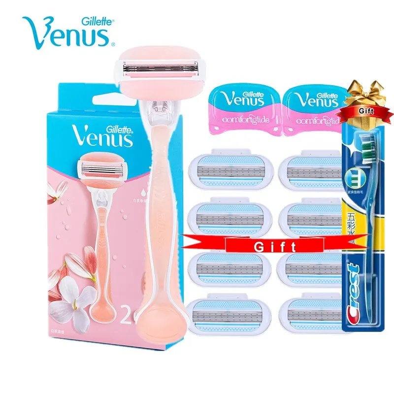 

Original Gillette Venus Women Razor Blades for Shaving Venus Body Hair Removal Cassettes for Shaving Manual Lady Machine