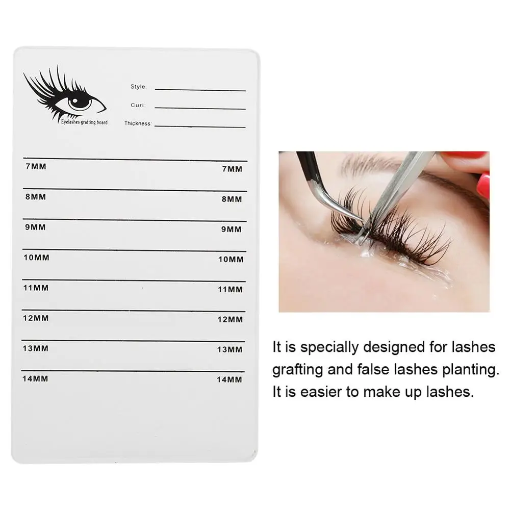 Акриловая доска для накладных ресниц ручная пластина демонстрационный