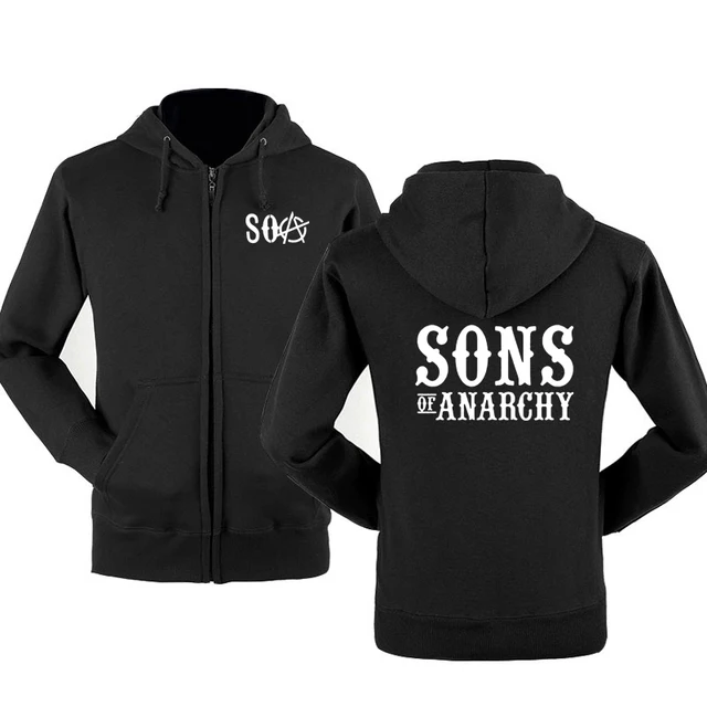 

2021 NEW Fashion SAMCRO Sons of anarchy Men Sportswear Zipper Hoodies Male Casual Sweatshirt Fleece Warm Hoody