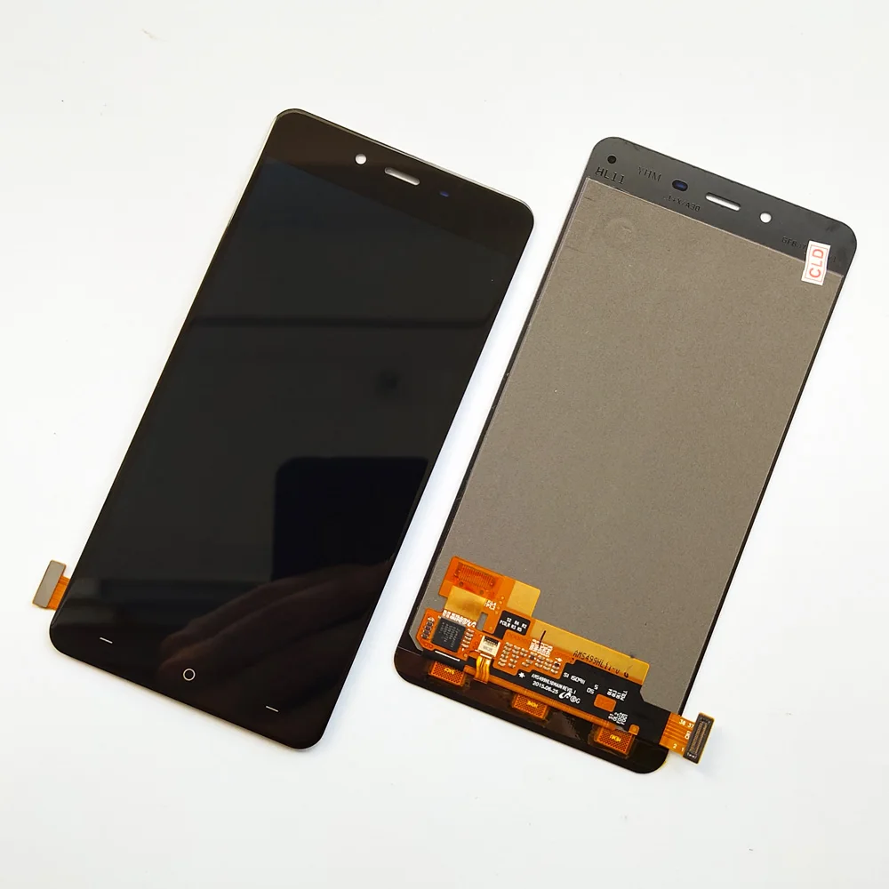 Протестированный белый/черный 5,0 дюйма для OnePlus X E1001 E1003 ЖК-дисплей сенсорный экран дигитайзер сборка Замена
