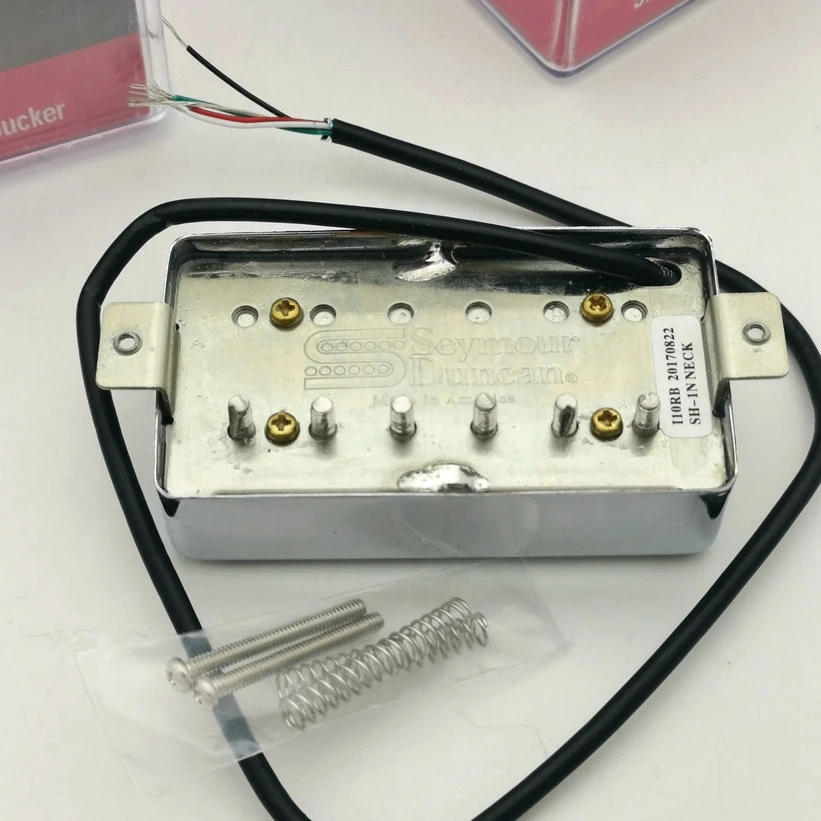 Звукосниматели гитары Humbucker SH1n 59 и SH-4 JB звукосниматель 4C хромированная для