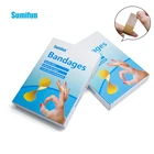 Лейкопластырь медицинский, 100 шт., стерильные наклейки для гемостаза, полоски бактерицидного пластыря