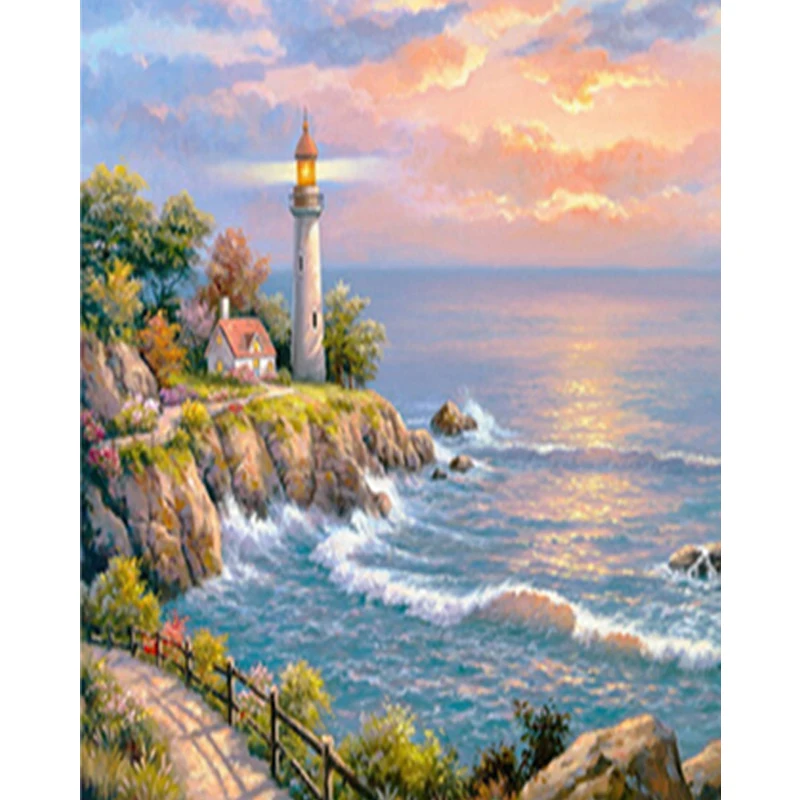 5D алмазная картина ручной работы сезонная Бриллиантовая вышивка с изображением