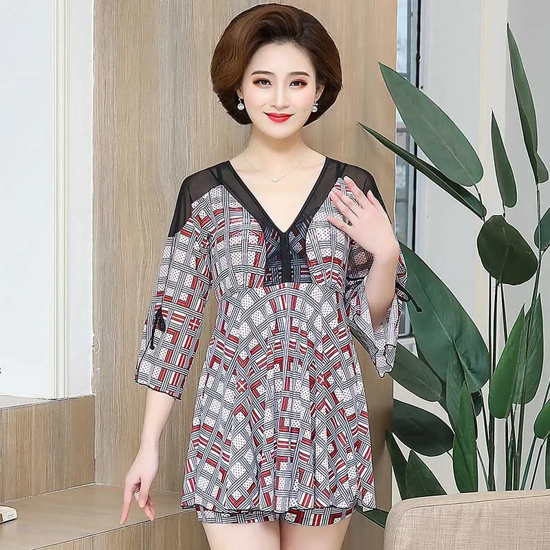 Женское пляжное платье слитный купальник с глубоким V-образным вырезом сеткой