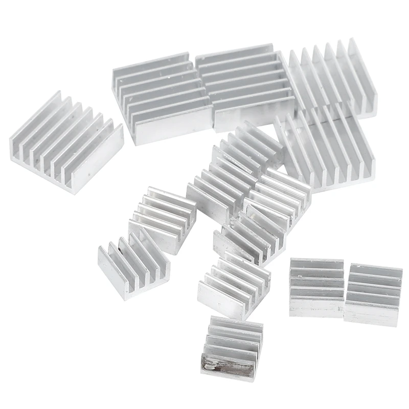 15 шт. один набор алюминиевый радиатор кулер Клей Набор раковина для охлаждения