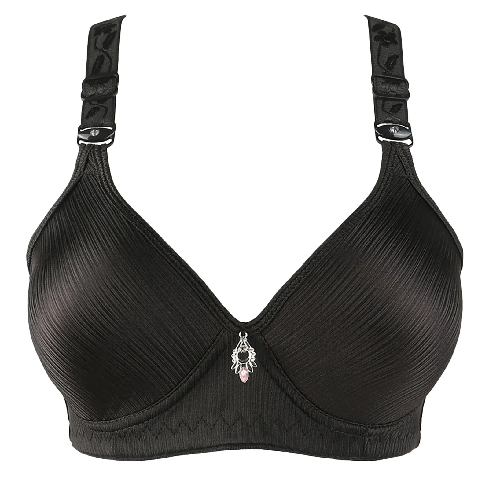 

Sexy Lace Solid Breathable Underwear Women Bra Lingerie Seamless Plus Size Elastic Comfort Cotton Vest Bra Underwear