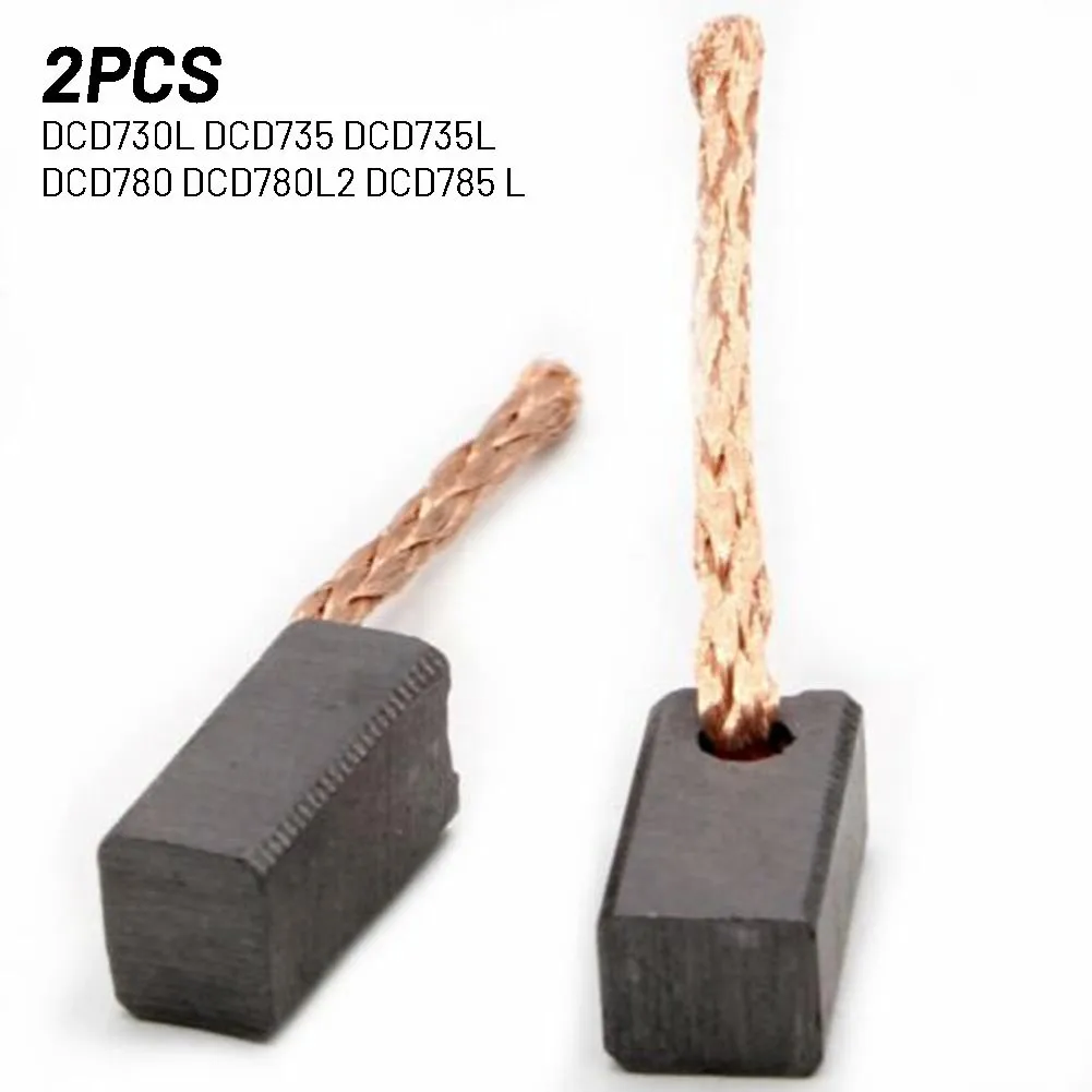 

2pcs Carbon Brush Carbon Copper DCD735 DCD735L DCD780 DCD780L2 DCD785 L