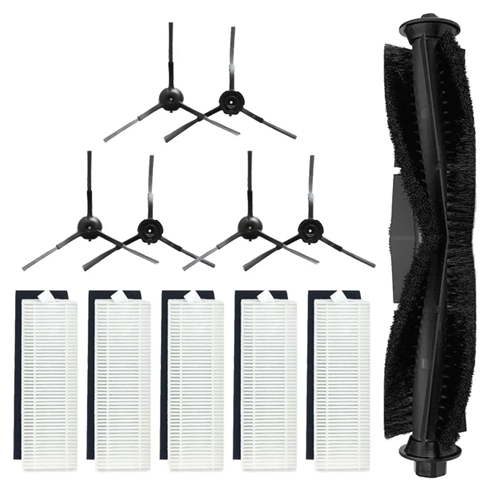 

12pcs/set Main Side Brush Filter Screen With Sponge Kit For Kyvol Cybovac S31 For Uoni V980MAX Vacuum Cleaner Parts
