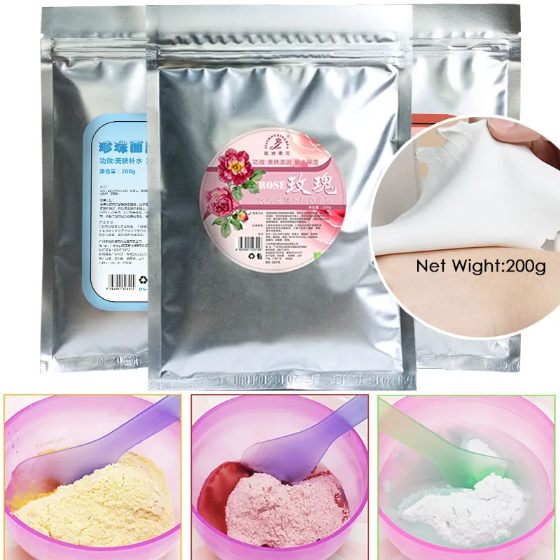 Маска с натуральным экстрактом зеленого чая розовая маска порошком для сужения