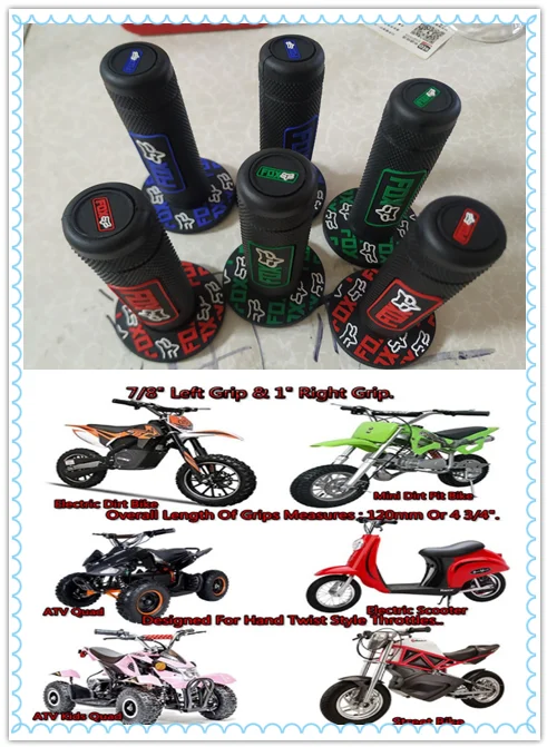 Мотоциклетные Рули 7/8 дюйма резиновые цветные чехлы с двойной плотностью для SUZUKI