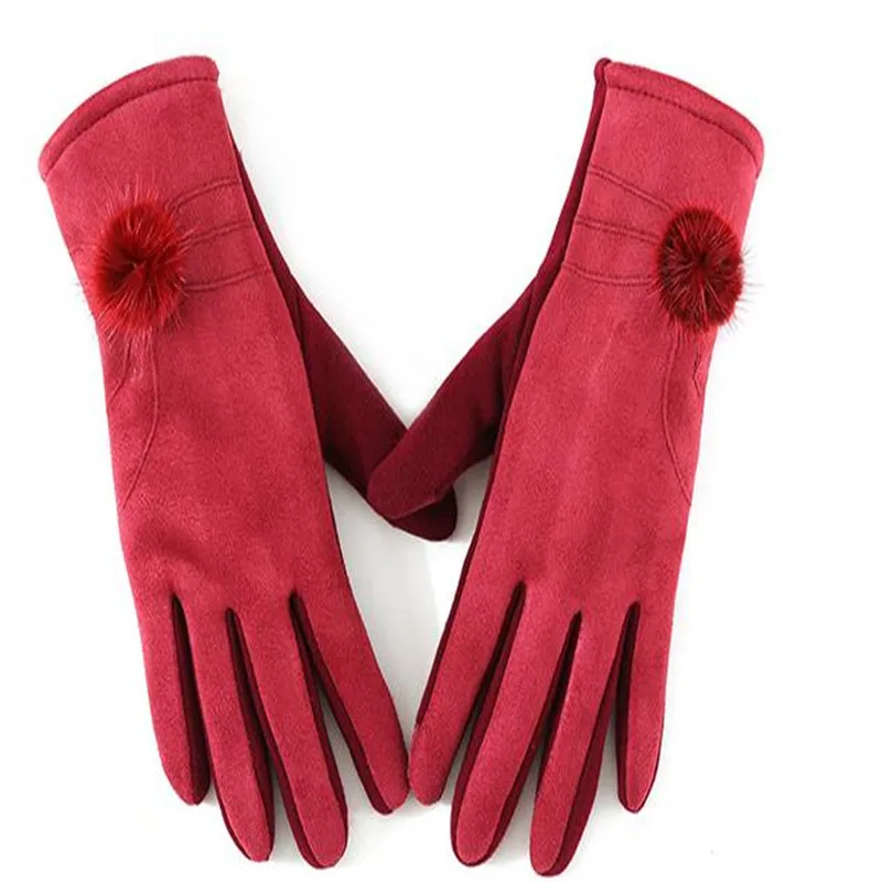 Зимняя женская обувь Модные женские ботинки на инскусственный замш сенсорный