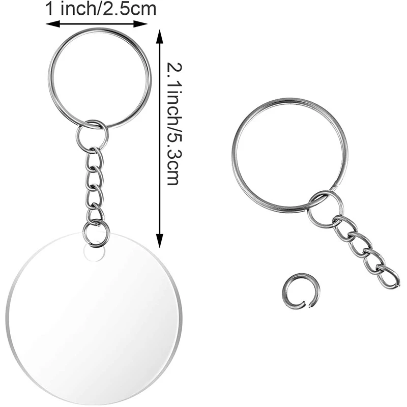 Акриловые прозрачные брелки водонепроницаемые все виды прозрачных пряжек для