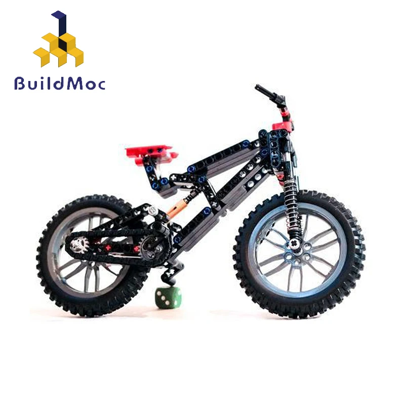 

Transformation MOC Creator Folding Bicycles 2-in-1 Set Bike Transformable Mountain Bike Building Blocks Toys For Childrens Gifts