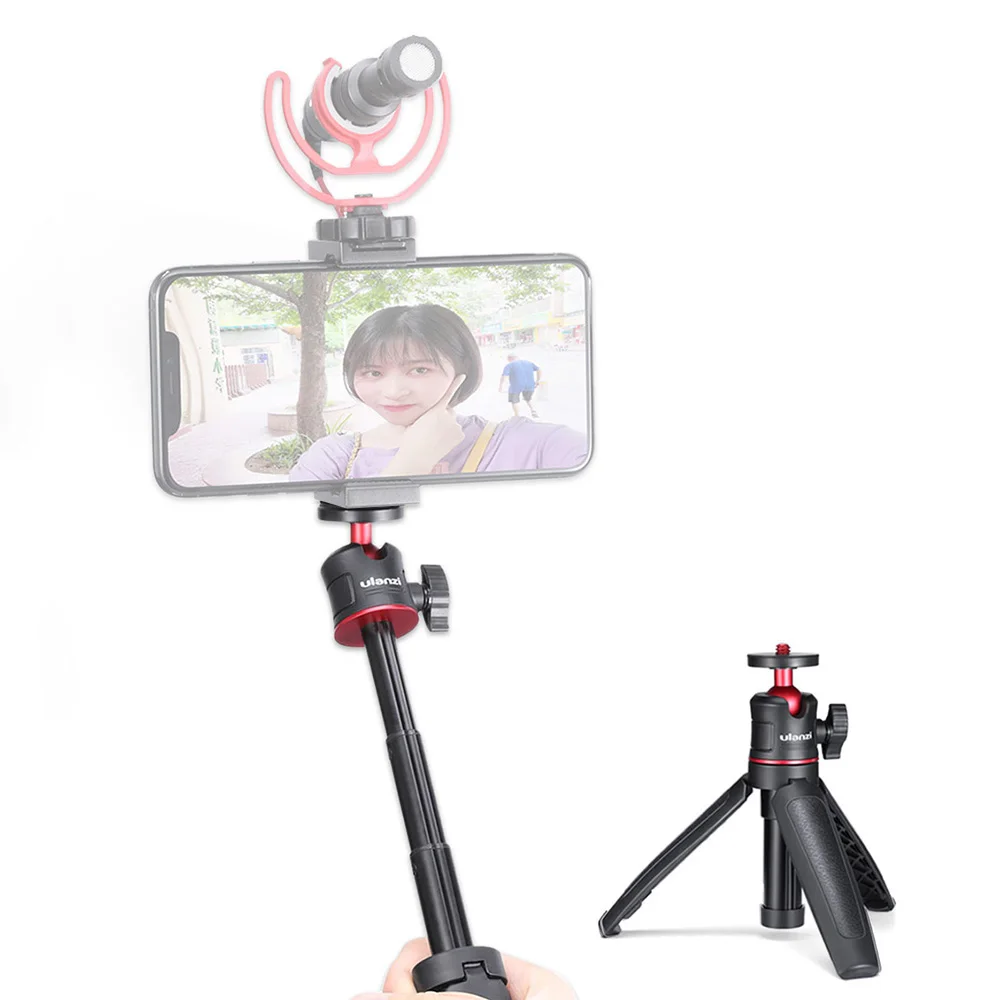 ulanzi mini extendable camera desktop mobile tripod for phone accessories monopod handheld photography bracket stand trepied free global shipping