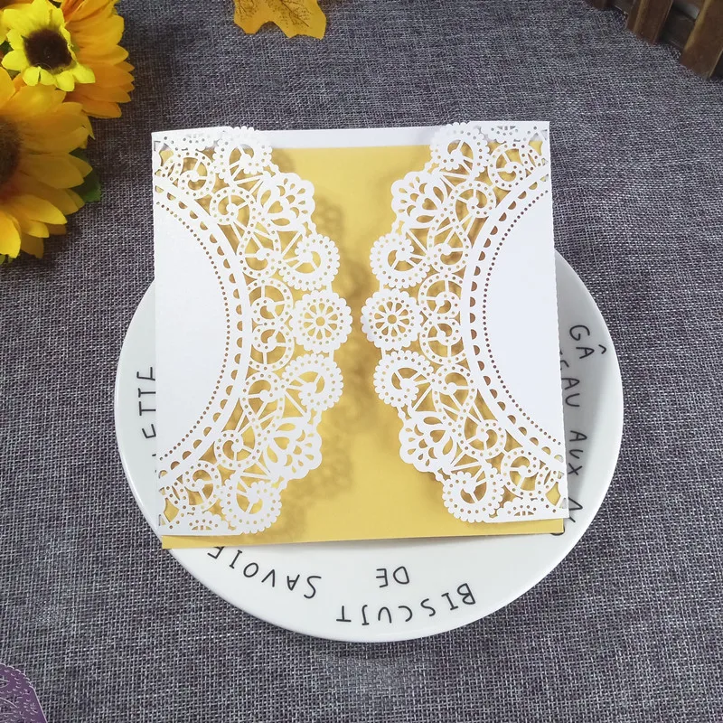 Новинка 48 шт Вечерние Пригласительные открытки Романтические свадебные