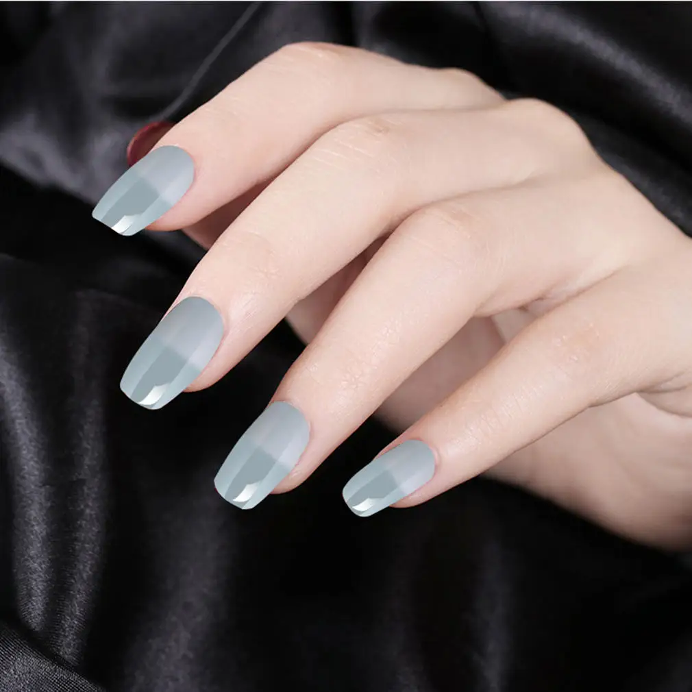 CLAVUZ серый цвет-меняющий УФ гель лак для ногтей светодиодный замочить