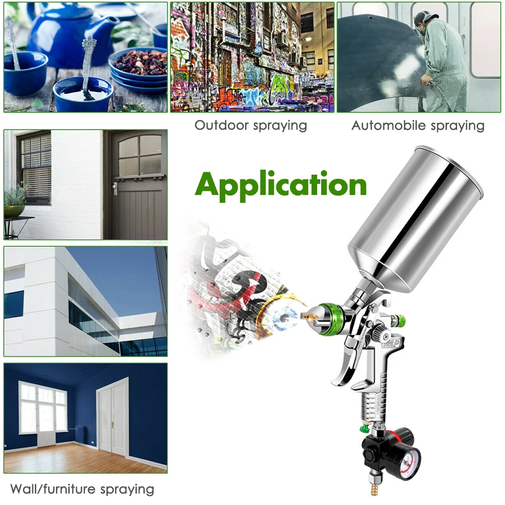 Профессиональный мини Аэрограф HVLP с компрессором краскопульт пневматический