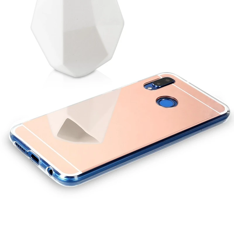 UPaitou Mirror Case for Huawei P20 Lite/Pro TPU Acrylic with Soft Silicone Back Cover Lite Phone |