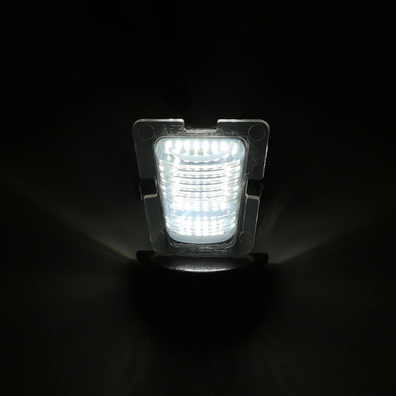 

1Pcs 18SMD 12V 3W License Plate Light Replacement For Jeep Wrangler JK JKU 07-18 White Canbus Error Free