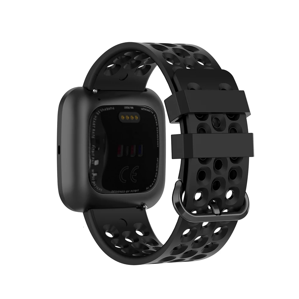 Сменный ремешок для Fitbit Versa 2, мягкий силиконовый водонепроницаемый ремешок на запястье, спортивные аксессуары, ремешок для Fitbit Versa/Versa 2, ремешок