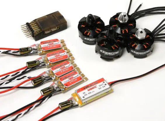 Система квадрокоптера KingKong Force 200 с контроллером полета CC3D 12A ESC 2204 2300KV двигатели 5V
