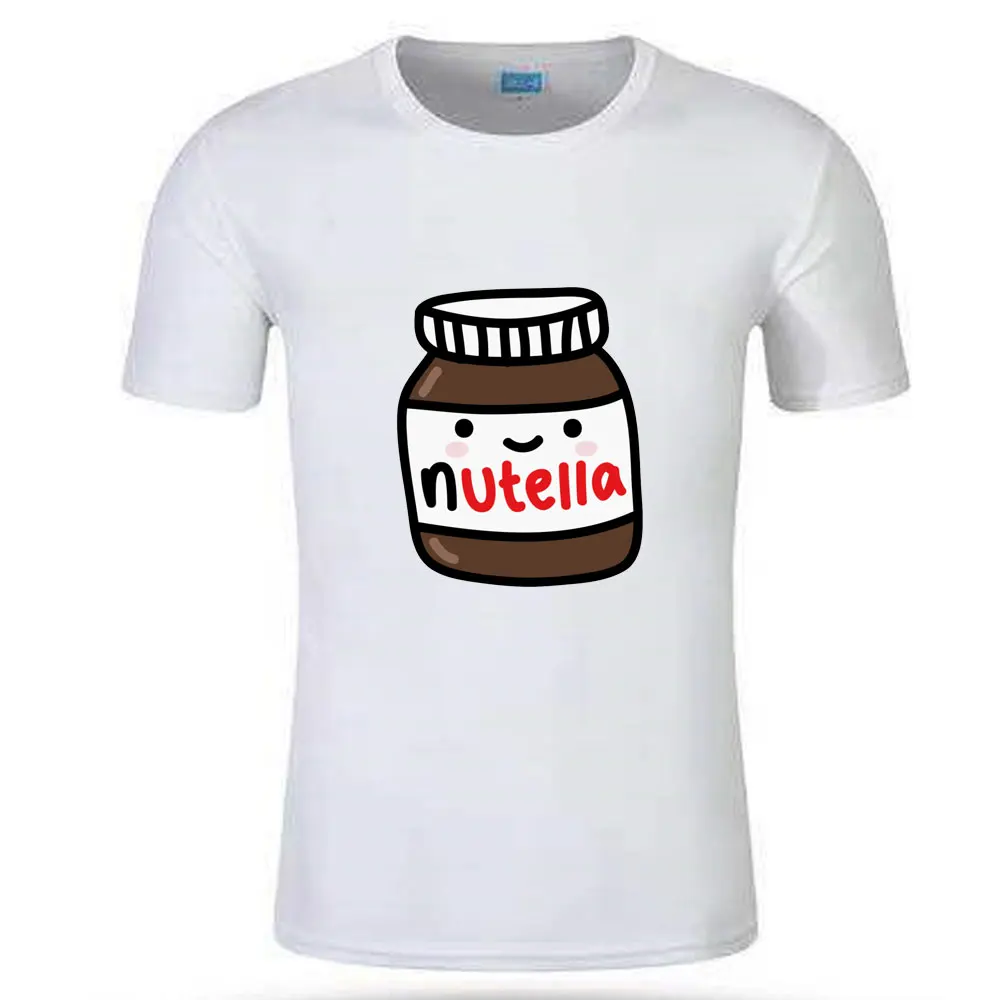 Gray Nutella милый значок для мужчин/женщин толстовки пары Повседневный стиль печати балахон хип хоп осень зима флисовые кофты с капюшоном спортивные костюмы - Color: Gray